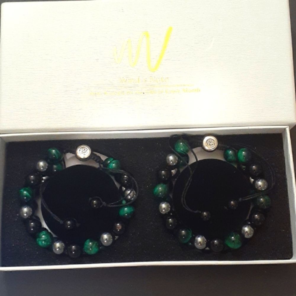 New 2 Companion Braclets Protection Healing, Prosperity, Good Fortune New In Box